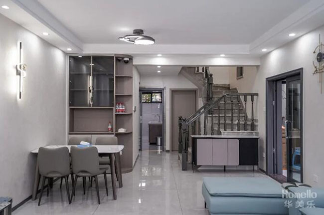 95㎡現(xiàn)代風(fēng)三居室，巧改格局增加起居功能，體驗生活精致